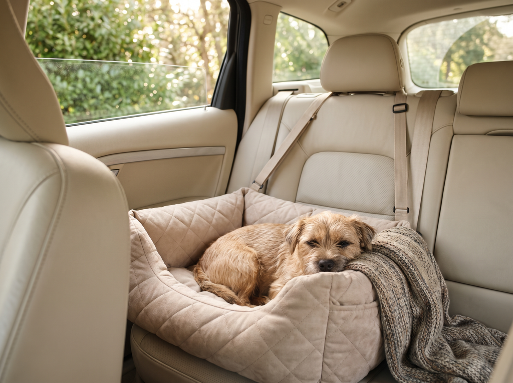 Cooling mat used on a car seat
